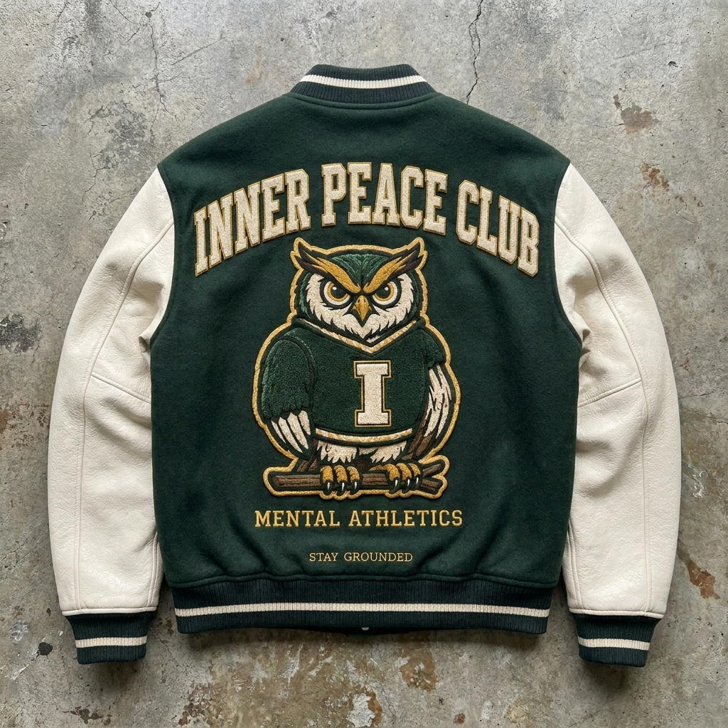 Wise Club - Premium Forest Varsity Jacket